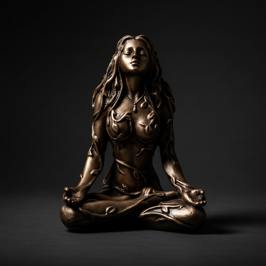 Dark aesthetic Mini Gaia figurine